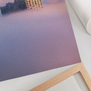 Grafika na ścianę Budynek w chmurach