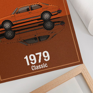 Wydruk na płótnie Klasyk retro