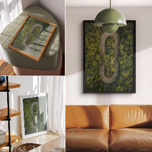 Dekoracyjny plakat ścienny Leśna przygoda