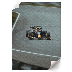 Wydruk na płótnie z motywem wyścigu Formuły