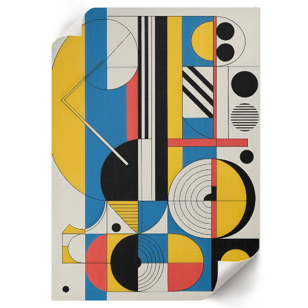 Plakat premium Kolorowa geometria