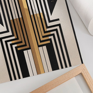 Dekoracyjny plakat ścienny Art Deco