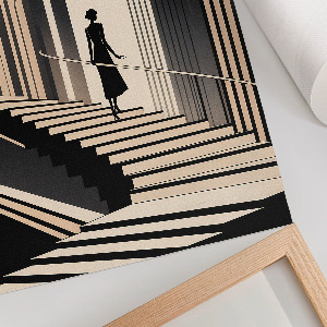 Grafika na ścianę Monochromatyczna elegancja