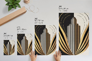 Dekoracyjny plakat ścienny Art Deco