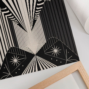 Grafika na ścianę Geometryczna abstrakcja