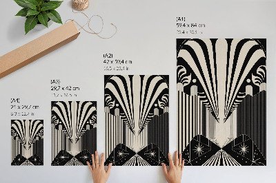 Grafika na ścianę Geometryczna abstrakcja