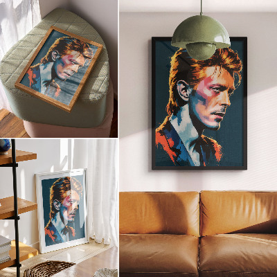 Plakat premium Kolorowy portret