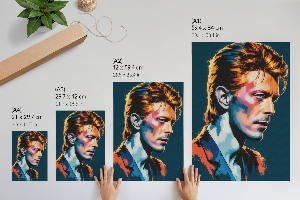 Plakat premium Kolorowy portret