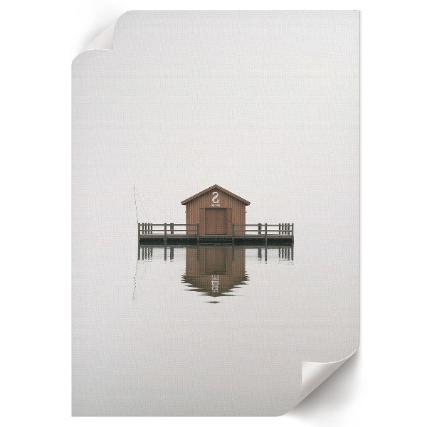 Dekoracyjny plakat ścienny Chata na wodzie