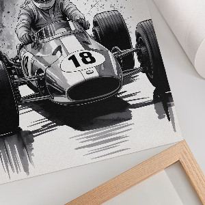 Wydruk na płótnie Wyścigowa pasja