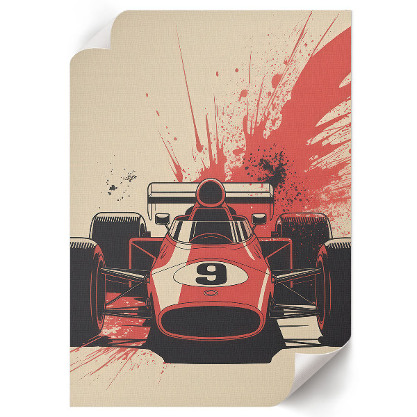 Plakat premium Wyścigi emocje