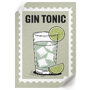 Grafika na ścianę Gin Tonic