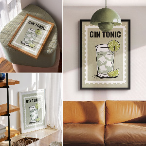 Grafika na ścianę Gin Tonic