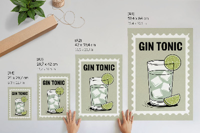 Grafika na ścianę Gin Tonic