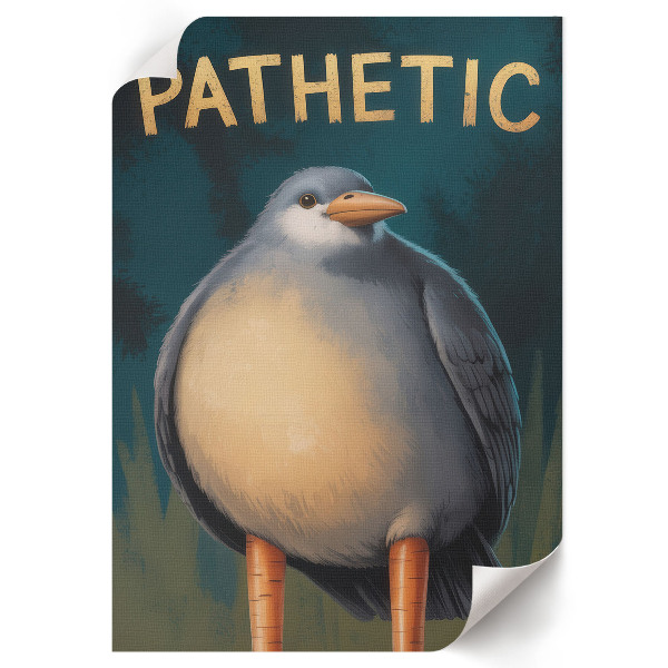 Plakat premium Pathetic - ptak