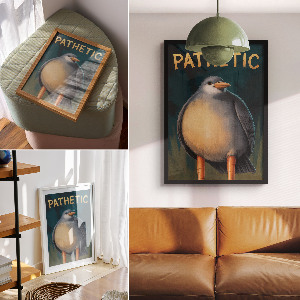 Plakat premium Pathetic - ptak