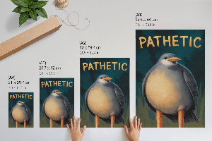 Plakat premium Pathetic - ptak