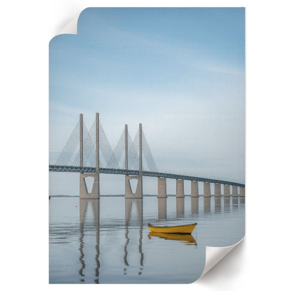 Wydruk na płótnie Most i woda