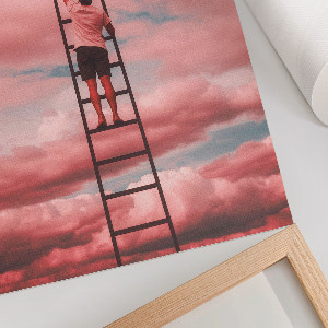 Plakat premium Podróż w niebo