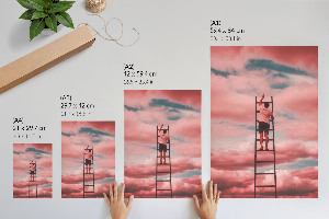 Plakat premium Podróż w niebo