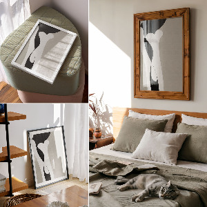 Plakat premium Dynamiczna kompozycja