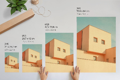 Dekoracyjny plakat ścienny Nowoczesna architektura