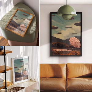 Wydruk na płótnie Statki kosmiczne