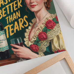 Plakat premium Wino vintage