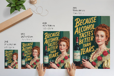 Plakat premium Wino vintage