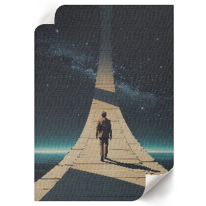 Grafika na ścianę Kosmiczna podróż