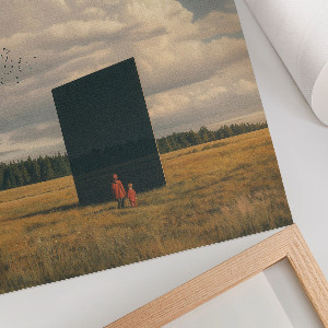 Wydruk na płótnie Zagadkowy monolit