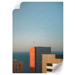 Dekoracyjny plakat ścienny Miasto i morze