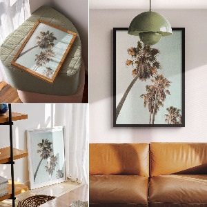 Grafika na ścianę Tropikalne palmy