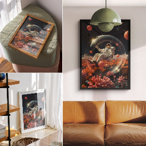 Plakat premium Kosmiczna przygoda