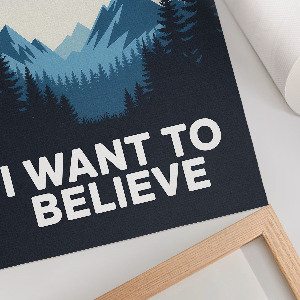 Grafika na ścianę Plakat UFO