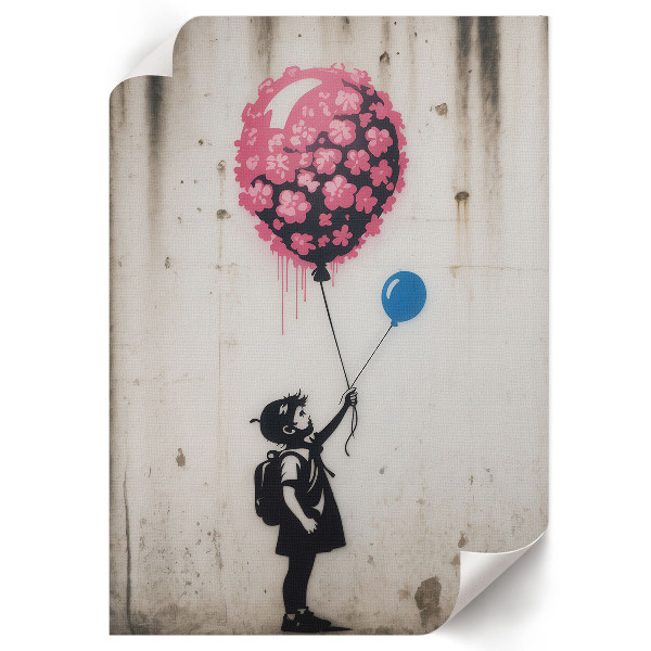 Plakat premium Dziecko graffiti