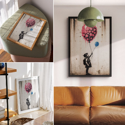 Plakat premium Dziecko graffiti