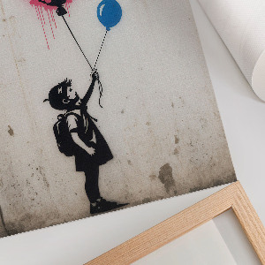 Plakat premium Dziecko graffiti