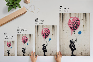 Plakat premium Dziecko graffiti