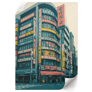 Dekoracyjny plakat ścienny Miejski krajobraz