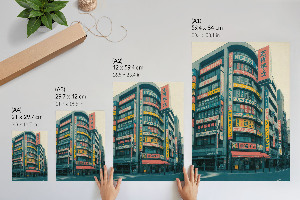 Dekoracyjny plakat ścienny Miejski krajobraz