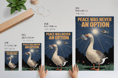 Grafika na ścianę Plakat z gęsią