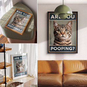 Wydruk na płótnie Are you pooping?