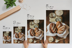 Grafika na ścianę Rustykalna kuchnia