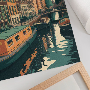 Plakat premium Miejski kanał