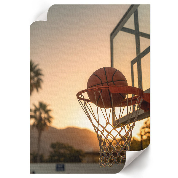 Grafika na ścianę Gra w kosza