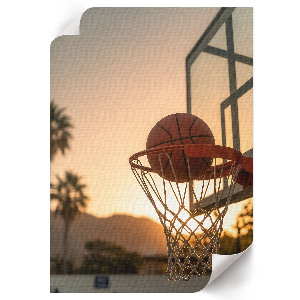 Grafika na ścianę Gra w kosza