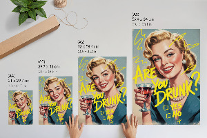 Wydruk na płótnie Are you drunk?