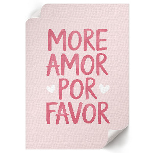 Plakat premium Miłość tekst