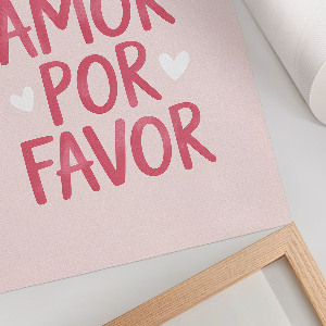 Plakat premium Miłość tekst